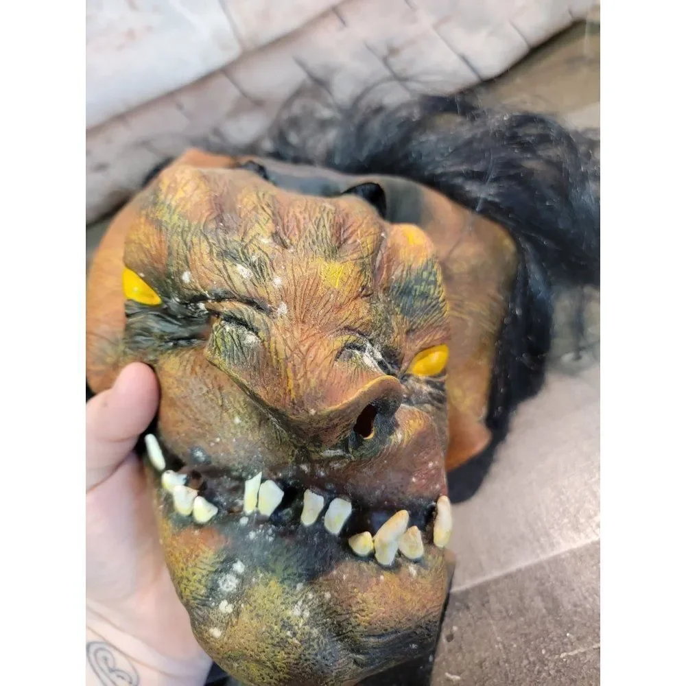 Mario chiodo studios bat man scary 2006 face mask werewolf Halloween‎ costume